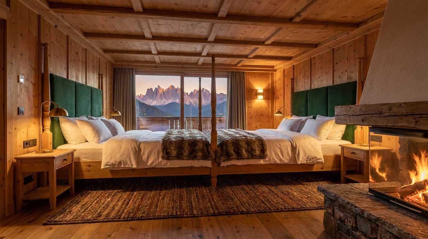 Camera Suite con vista sulle Dolomiti